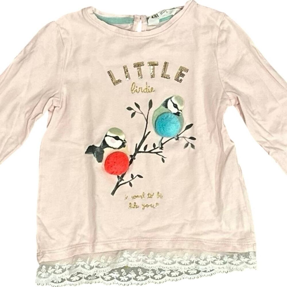 H&M Girls Long Sleeve Top (2-4Y)